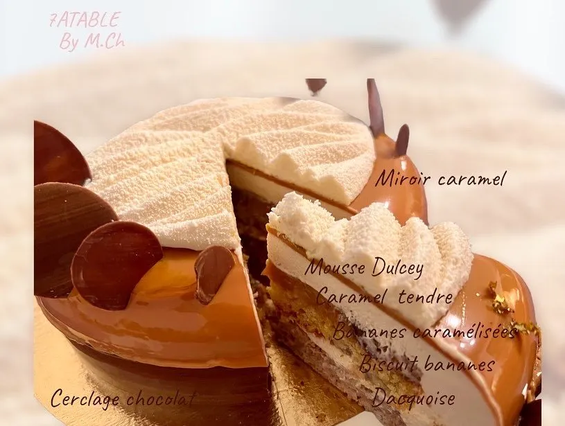 Entremets Banofee (dulcey bananes)