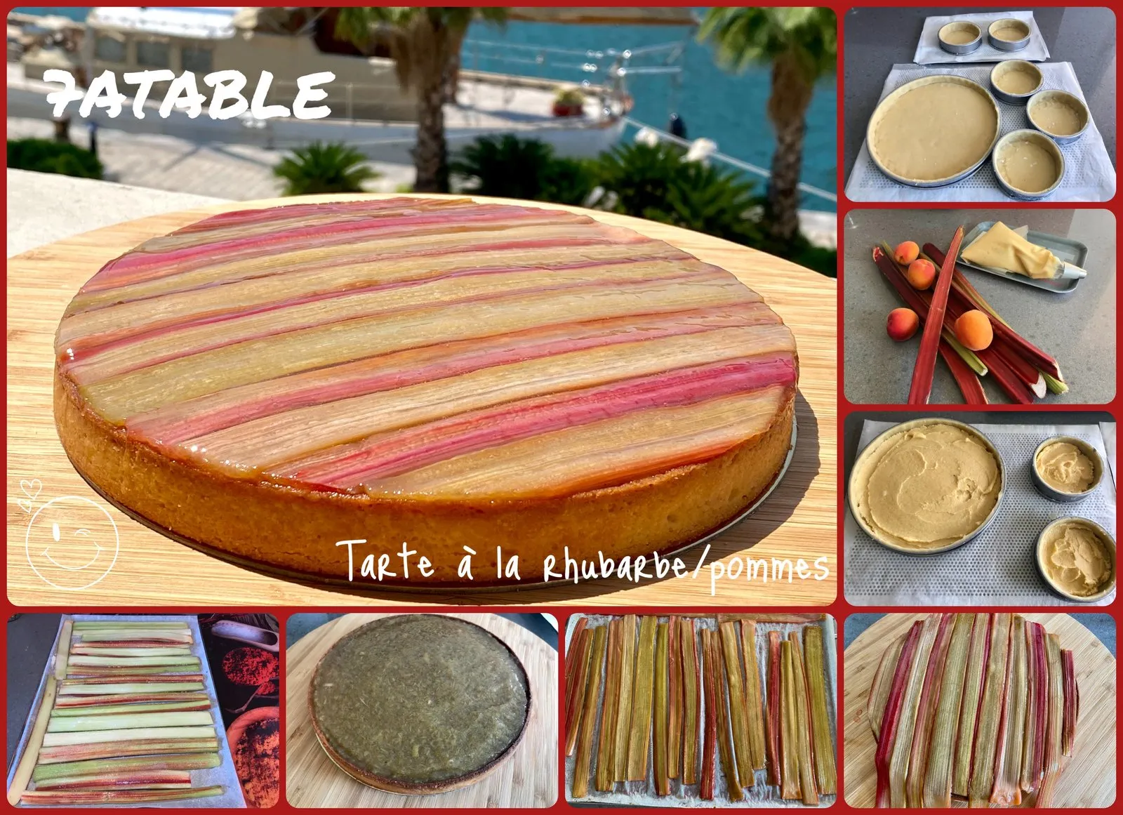 tarte à la rhubarbe