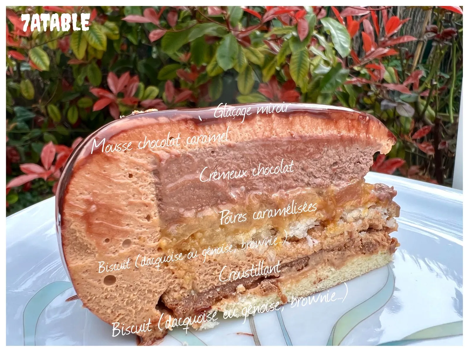 Entremets Caramélia poires